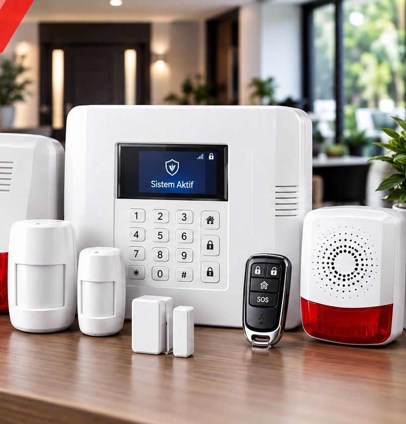 Hırsız alarm paneli ve sensörleri - ADZ Teknoloji