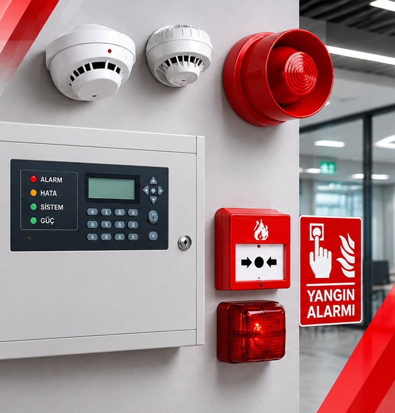 Yangın algılama ve alarm paneli - ADZ Teknoloji